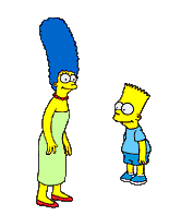 Bart macht Faxen und Marge platzt fast!